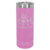 22 oz. Light Purple Skinny Tumbler with Slider Lid