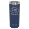 22 oz. Navy Blue Skinny Tumbler with Slider Lid