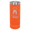 22 oz. Orange Skinny Tumbler with Slider Lid