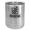Stainless Steel Vacuum Insulated Ringneck Tumbler with Clear Lid 10 oz.