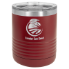 Maroon Vacuum Insulated Ringneck Tumbler with Clear Lid 10 oz.