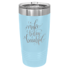 Light Blue Insulated Ringneck Tumbler with Slider Lid 20 oz.