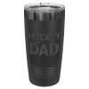 Black/Ghost Black ION Plated Ringneck Tumbler with Slider Lid 20 oz.