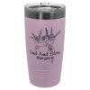 Moody Lilac/Ghost Black ION Plated Black Ringneck Tumbler with Slider Lid 20 oz.