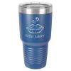 Royal Blue Vacuum Insulated Ringneck Tumbler with Clear Lid 30 oz.