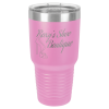 Light Purple Vacuum Insulated Ringneck Tumbler with Clear Lid 30 oz.