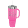 Pink Travel Mug with Handle