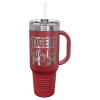 Maroon Travel Mug with Handle