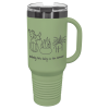 Summer Sage/Ghost Black ION Plated Travel Mug with Handle