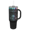 Black/Prism ION Plated Travel Mug with Handle