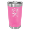 Pink 16 oz. Pint with Slider Lid