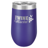 Purple Vacuum Insulated Stemless Tumbler with Lid 16 oz.