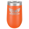 Orange Vacuum Insulated Stemless Tumbler with Lid 16 oz.