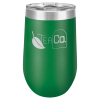 Green Vacuum Insulated Stemless Tumbler with Lid 16 oz.