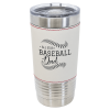 Baseball Tumbler with Slider Lid