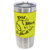 Softball Tumbler with Slider Lid