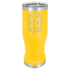 Yellow 14 oz. Pilsner w/Clear Lid
