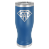 Royal Blue 20 oz Pilsner with Clear Lid