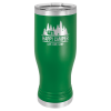 Green 20 oz Pilsner with Clear Lid