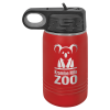 Red Water Bottle 12 oz.