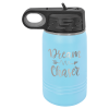 Light Blue Water Bottle 12 oz.