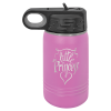 Light Purple Water Bottle 12 oz.
