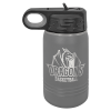 Gray Water Bottle 12 oz.