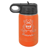 Orange Water Bottle 12 oz.