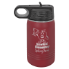 Maroon Water Bottle 12 oz.