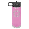 Light Purple Water Bottle 20 oz.