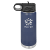 Navy Blue Water Bottle 20 oz.