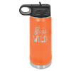 Orange Water Bottle 20 oz.