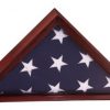16 1/4" x 8 1/4" Rosewood Piano Finish Flag Display Case