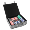 Gray/Black Leatherette 100 Chip