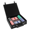 Black/Silver Leatherette 100 Chip