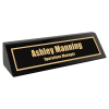 8 1/2" Black Piano Finish Desk Wedge
