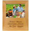 Red Alder 5" x 7" Picture Frame with 4 7/16" x 9 1/16" Engraving Area