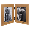 Red Alder Dual Picture Frame (Frame Only Alder Plate Sold Separately) 4" x 6"