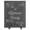 10" x 8" Rectangle Slate Decor with Plastic Feet