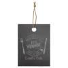 11 1/2" x 8 3/4" Rectangle Slate Cutting Board with Hanger String