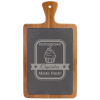 13 1/4" x 7" Acacia Wood/Slate Cutting Board
