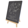 8 1/4" x 9 1/2" Wood/Slate Easel