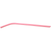 10" Pink Small Silicone Straw