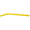 10" Yellow Large Silicone Straw