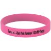 3 3/4" Pink/Black Bracelet