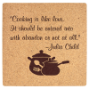 7 3/4" x 7 3/4" Square Cork Trivet