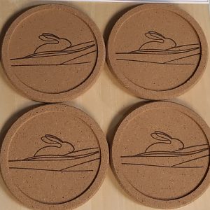 Coaster Set - Stillness Coll - Cork 4Set