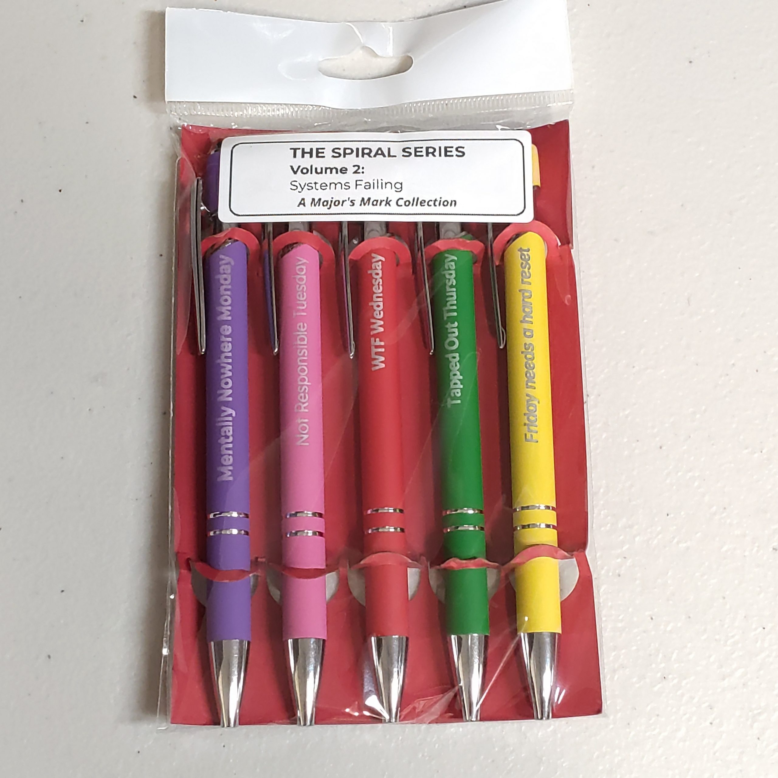 Pen Set - Spiral V2 - 5Pk