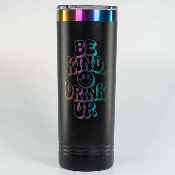 20 BLKPRM COF TMBLR - Be Kind Drink Up