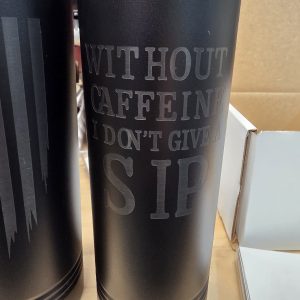 20 BLKPRM COF TMBLR - Before Caffeine